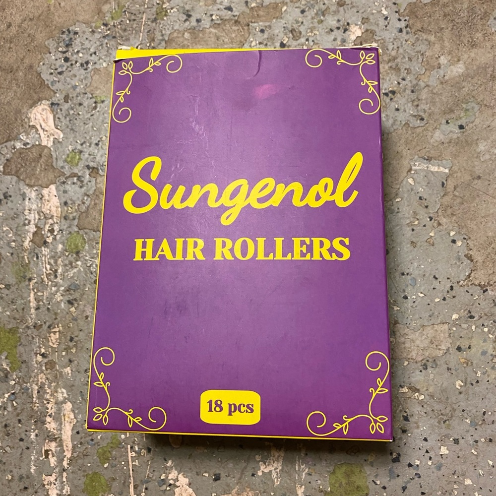 Sungenol self grip 18 piece heatless 18 piece hair roller set for all hair types